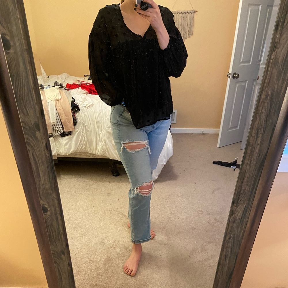Entre Black Blouse